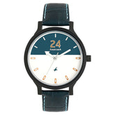 Fastrack, Women's  Watch Analog, White & Green Dial Dark Green Leather Strap, 6189NL01